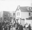 Réception de nouveau Recteur à Brignogan Septembre 1949; au fond l’ancienne pharmacie